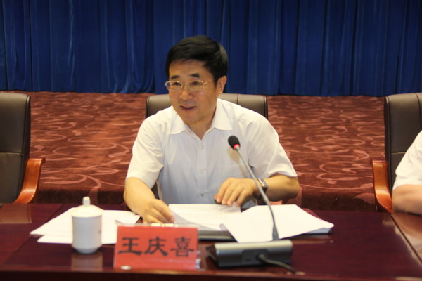 全国人大环资委副主任委员王庆喜介绍情况.JPG